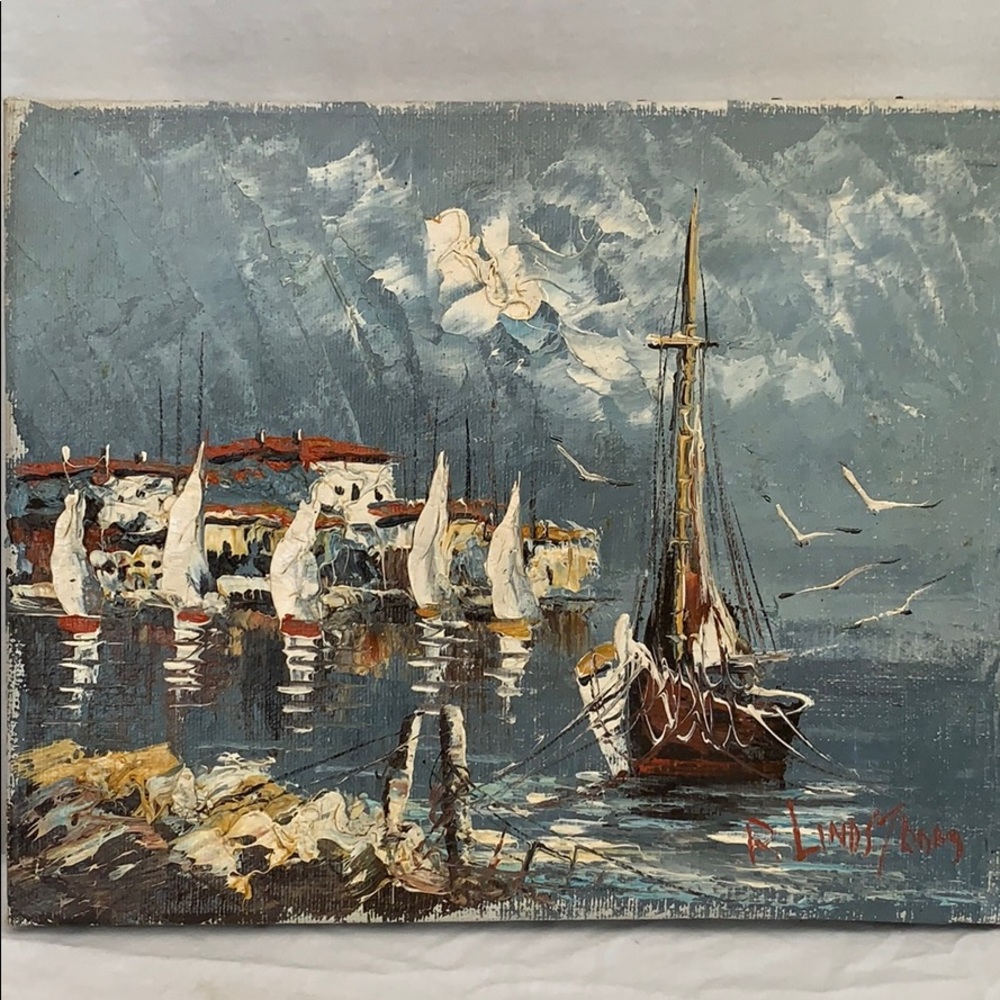Original Rikard Lindstrom oil painting